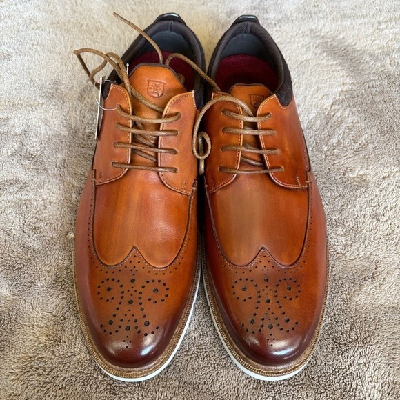 Stacy Adams Other - Stacy Adams Brown Leather Wingtip Oxfords size 9.5